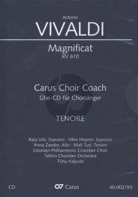 Magnificat RV 610 Tenor Chorstimme CD
