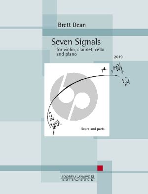 Dean Seven Signals Violine-Klarinette-Violoncello und Klavier (Part./Stimmen)