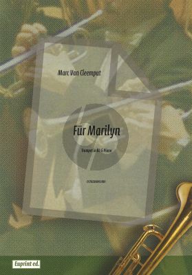 Cleemput Für Marilyn for Trumpet in Bb and Piano