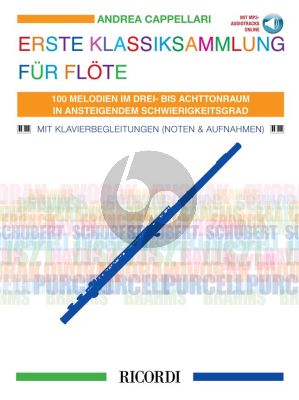 Erste Klassiksammlung für Flöte und Klavier (Buch mit MP3 Audiotracks online) (Andrea Cappellari)
