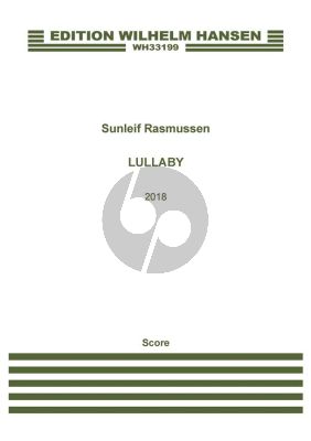 Rasmussen Lullaby for Alto Flute and Harp (Score/Parts)