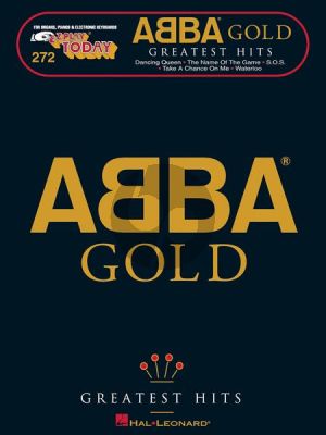 Abba Abba Gold for Piano Solo or Keyboard with Lyrics (Nineteen of ABBA's biggest hits, all in one folio, for Organs, Pianos and Electronic Keyboards)