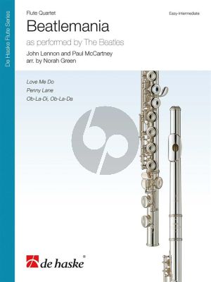 Beatlemania for 4 Flutes (Score/Parts) (arr. Norah Green)