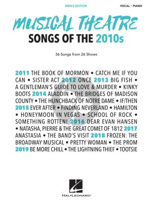 Musical Theatre Songs of the 2010s: Men's Edition