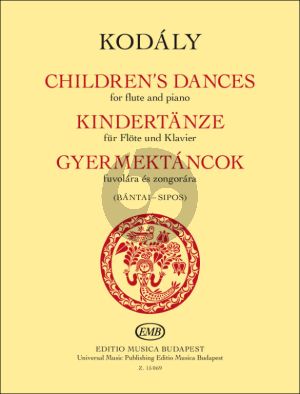 Kodaly Children's Dances Flute and Piano (transcr. Vilmos Bántai and Éva Bántainé-Sipos)