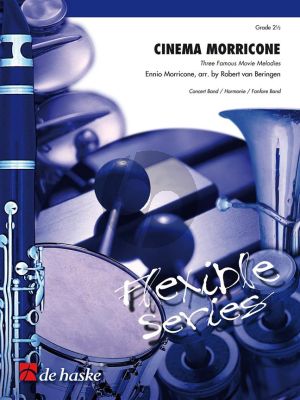 Morricone Cinema Morricone 5-Part Flexible Band and Opt. Piano (arranged by Robert van Beringen) (Score/Parts)