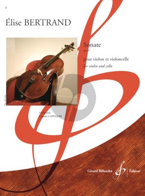 Bertrand Sonate Op.8 for Violin and Cello