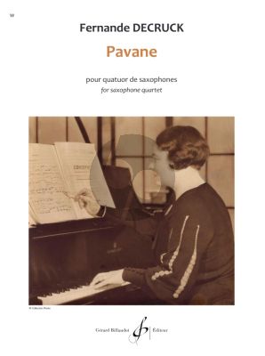 Decruck Pavane for Saxophone Quartet Score and Parts