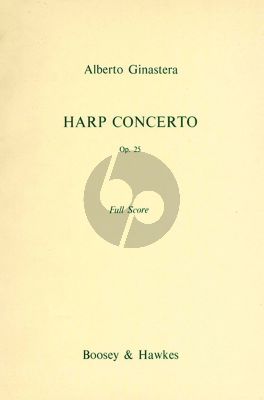 Ginastera Concerto Op.25 for Harp and Orchestra Full Score