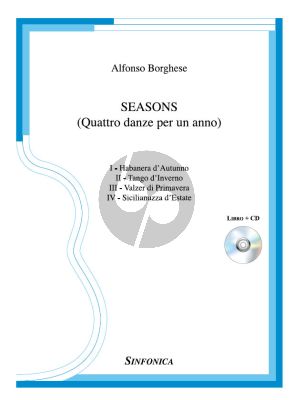 Borghese Seasons for Guitar (4 Dances for a Year) (Bk-Cd)