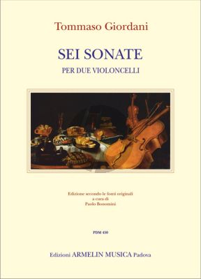 Giordani 6 Sonate per due Violoncelli (Score/Parts) (edited by Paolo Bonomini)