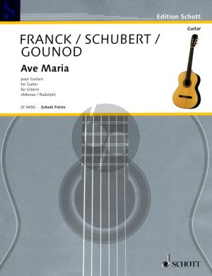 Schubert, Gounod und Franck Ave Maria Gitarre Solo (von Nicolas Alfonso und Pierre-Paul Rudolph für Gitarre übertragen)