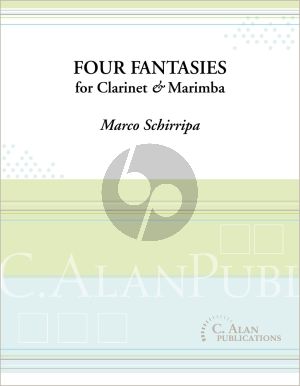 Schirripa Four Fantasies for Clarinet (Bb) and Marimba