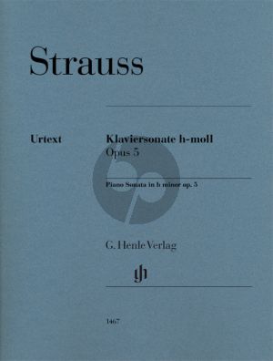 Strauss Sonate h-moll Op. 5 Klavier (Peter Jost)