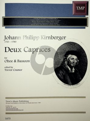 Kirnberger 2 Caprices for Oboe and Bassoon (arr. Trevor Cramer)