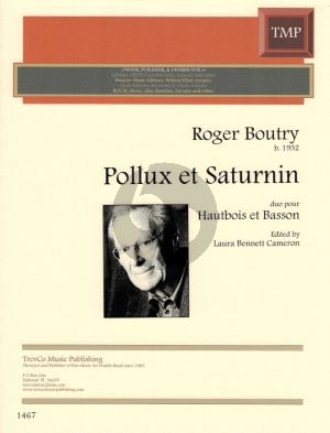 Boutry Pollux et Saturnin Oboe and Bassoon (Score/Parts) (edited by Laura Bennett Cameron)