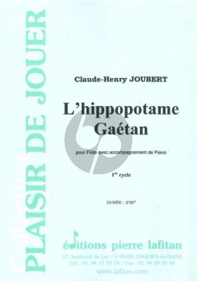 Joubert L'Hippopotame Gaetan Flute et Piano