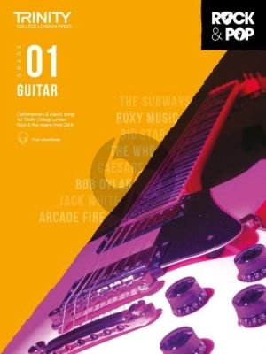 Album Trinity Rock & Pop 2018 Guitar Grade 1 Book with Audio Online