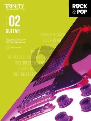 Album Trinity Rock & Pop 2018 Guitar Grade 2 Book with Audio Online