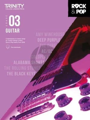 Album Trinity Rock & Pop 2018 Guitar Grade 3 Book with Audio Online