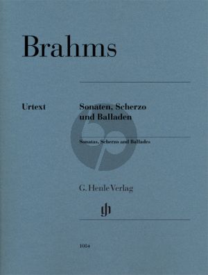 Brahms Sonaten-Scherzo & Ballades Piano solo (edited by Katrin Eich)