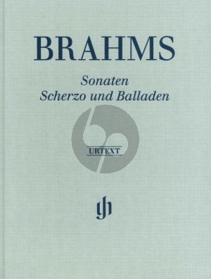 Brahms Sonaten-Scherzo & Ballades Piano solo (Hardcover) (edited by Katrin Eich)