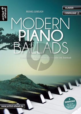 Gundlach Modern Piano Ballads Klavier (Book with Audio online)