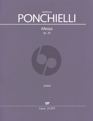 Ponchielli Messa Op. 20 "per la notte di natale" Soli-Chor und Orchester (Partitur)