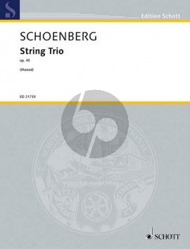 Schoenberg String Trio Op.45 (Score and Parts)