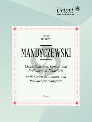 Mandyczewski Little Cadences, Canons and Preludes for Pianoforte (edited by Dietmar Friesenegger)
