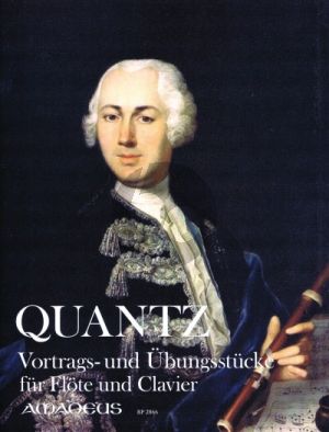 Quantz Vortrags- und Übungsstücke Flöte und Klavier (Winfried Michel)