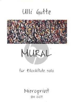 Gotte Mural Blockflote Solo (Alt, Tenor oder Bass)