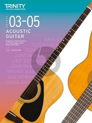 Album Trinity College London Acoustic Guitar Exam Pieces 2020–2023 Grades 3–5 Guitar Notation & TAB