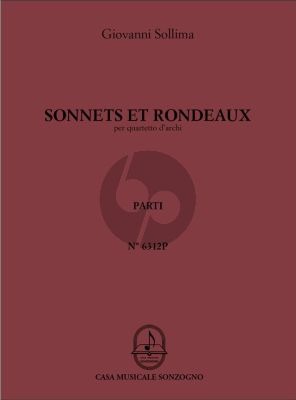 Sollima Sonnets & Rondeaux for String Quartet (Parts)