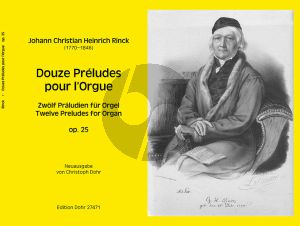 Rinck 12 Preludes Op. 25 Orgel (Christoph Dohr)