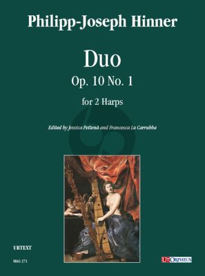 Hinner Duo Op. 10 No. 1 for 2 Harps (Score/Parts) (edited by Jessica Pettenà and Francesca La Carrubba)