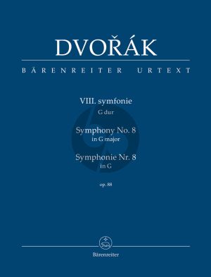 Dvorak Symphony no. 8 in G major op. 88 Study Score (Jonathan Del Mar)