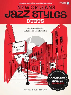 Gillock New Orleans Jazz Styles Duets - Complete Edition (Book with Audio online) (edited by Glenda Austin)