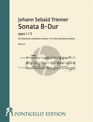 Triemer Sonata B-Dur Op. 1 No.5 Violoncello-Bc (Holger Best)