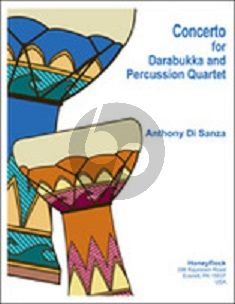 Di Sanza Concerto for Darabukka and Percussion Quartet (Score and Parts) ((HoneyRock Music))