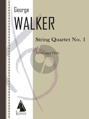 Walker String Quartet No.1 (2 Vi-Va-Vc) Score and Parts (Includes the beautiful Lyric for Strings in its original setting)