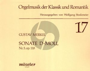 Merkel Sonate No. 5 d-moll Op. 118 Orgel (Wolfgang Stockmeier)