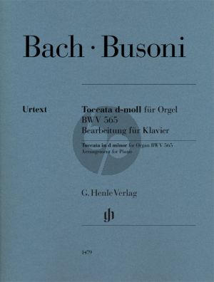 Bach Toccata d-minor BWV 565 for Piano Solo (transcr. by Ferruccio Busoni) (edited by Ullrich Scheideler)