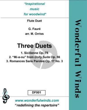 Faure 3 Duets for 2 Flutes (arr. M. Orriss)