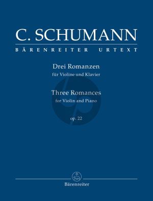 Schumann 3 Romances OP. 22 for Violin and Piano (edited by Jacqueline Ross)