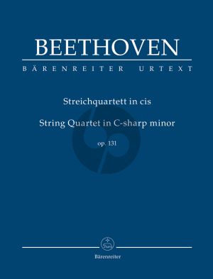 Beethoven String Quartet in C-sharp minor Op. 131 (Study Score) (edited by Jonathan Del Mar)