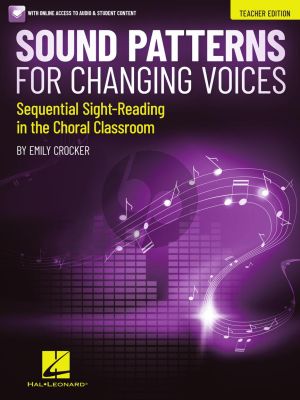 Crocker Sound Patterns for Changing Voices Teacher edition (Sequential Sight-Reading in the Choral Classroom) (Book with Audio online)