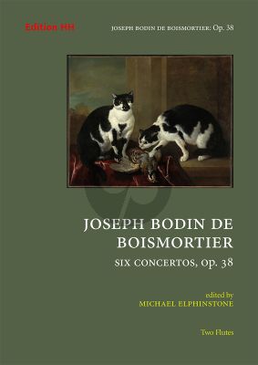 Boismortier 6 concertos Op. 38 2 Flutes (Score/Parts) (edited by Michael Elphinstone)