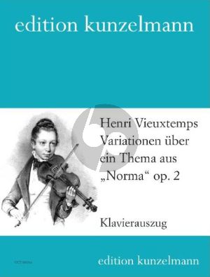 Vieuxtemps Variationen über ein Thema aus "Norma" Op. 2 Violine und Orchester (Klavierauszug) (Olaf Adler)