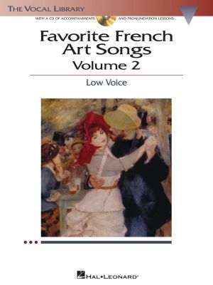 Album Favorite French Art Songs Vol.2 Low Voice Bk with Cd